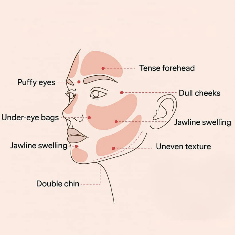 Lymphatic Contour Face Brush | Reduce Puffiness