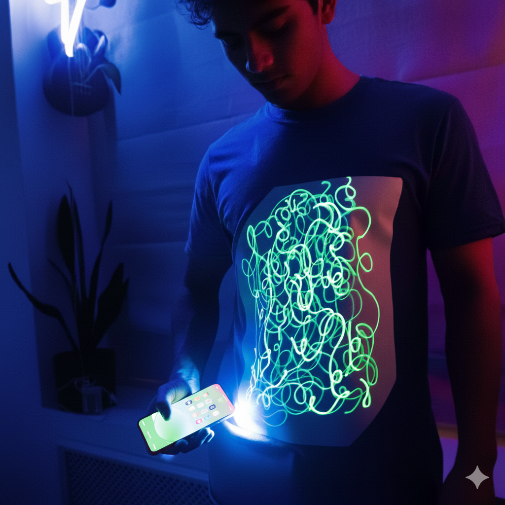 GLOW INTERACTIVE T-SHIRT